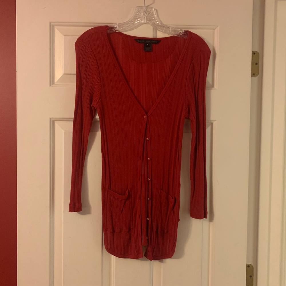 Marc Jacobs Red Sweater Cardigan